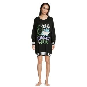 Disney TNBC Oogie Boogie Witches Sleepshirt Oversized Nightgown Womens Small NWT